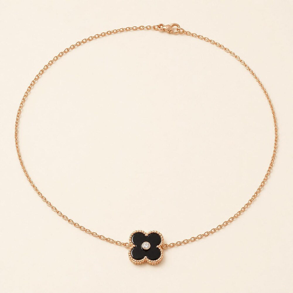 Van Cleef & Arpels Elegant Signature Necklace Style 9 | New with Box